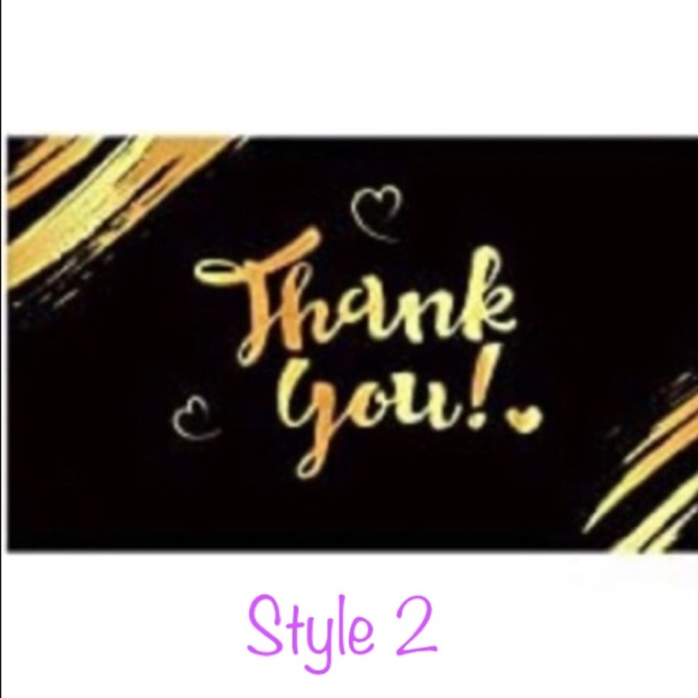 NEW Poshmark Packages "Thank you!" Gift Wrapping Shipping Supplies Set ~ 130Pcs - Picture 9 of 16